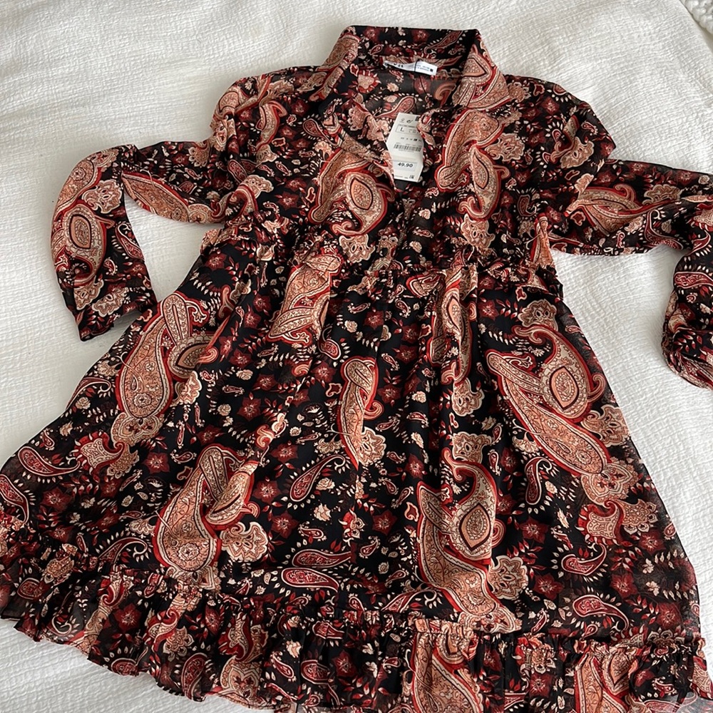 Beautiful Zara Babydoll Dress, new with tags, size L